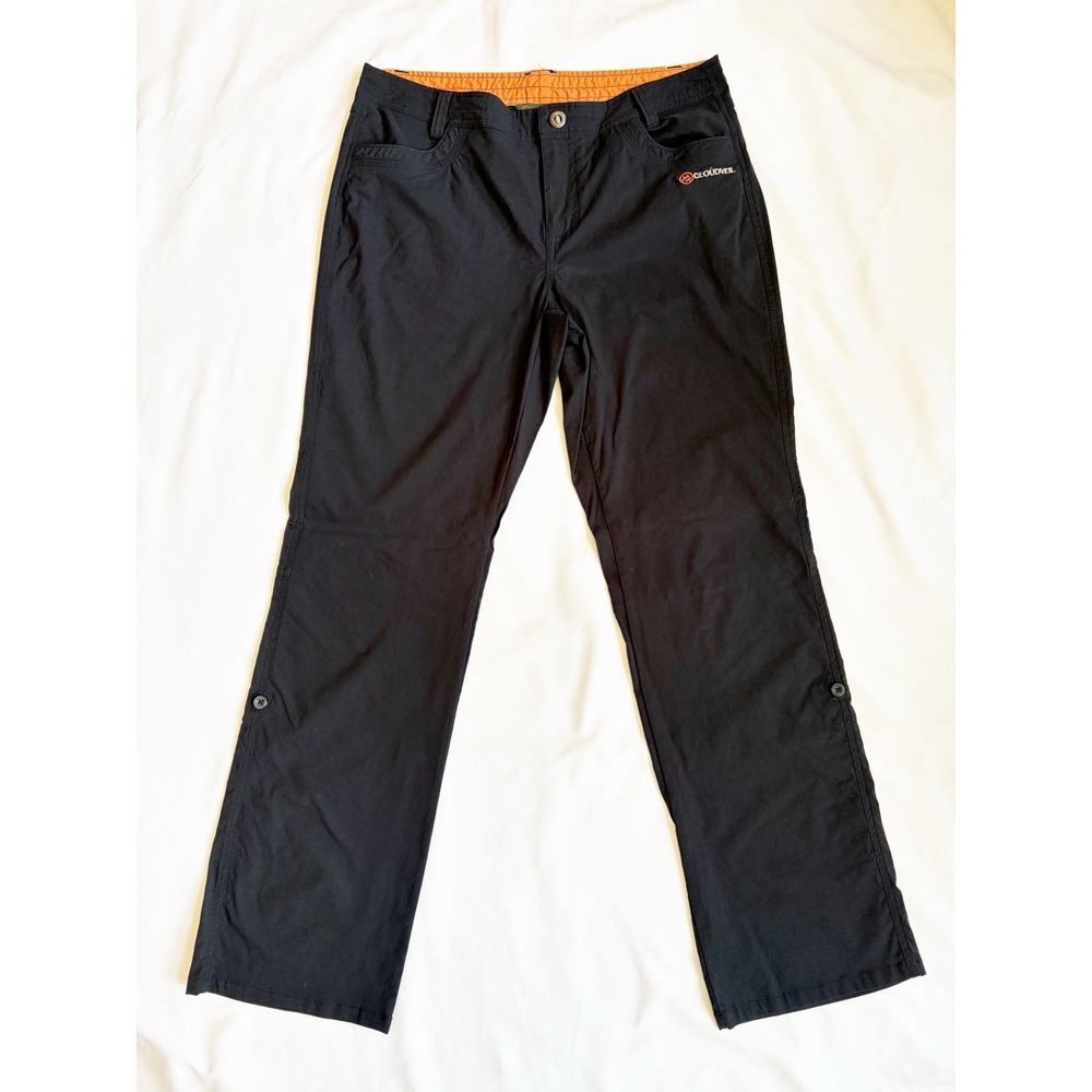 Cloudveil 1088460 Women's Gray Nylon Blend Mid-Rise Hiking Pants Size Large